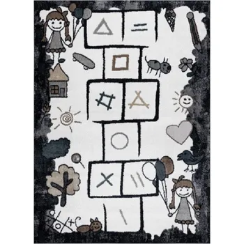 Koberec Dětský kusový koberec Fun Hop black 160x220 cm