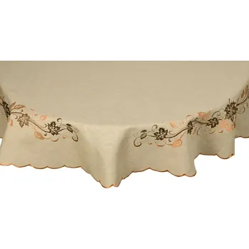 Stolování Ubrus celoroční, Javorové listí, béžový