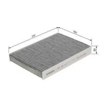 Kabinový filtr Kabinový filtr Renault Megane I Kombi van (KA_) Bosch - 1.4, 1.6, 1.6 BF, 1.8, 1.9D, 1.9 --