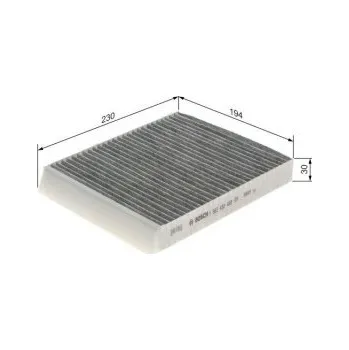 Kabinový filtr Kabinový filtr Renault SCÉNIC I velkoprostorová limuzína (JA0/1_, FA0_) Bosch - 1.416V, -