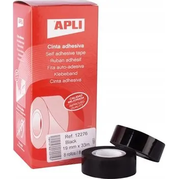 Lepicí páska Lepicí páska Apli, 19 mm x 33 m, černá, 12276