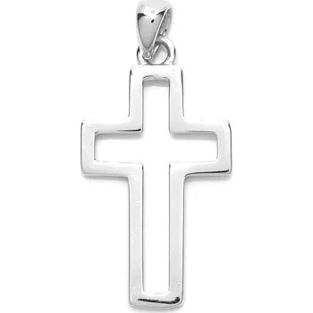 Přívěsek Stříbrný přívěsek kříž Alli