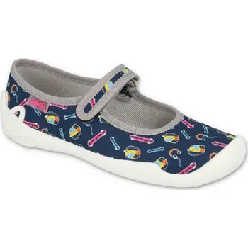 Chlapecká obuv Dětské textilní bačkůrky Befado 114y502 modré Velikost: 32 (EU)
