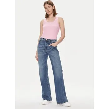 Pinko Jeansy Wanda 101733 A1LP Tmavomodrá Wide Leg 27