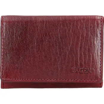 Peněženka Dámská peněženka LAGEN kožená LM-2520/T vínově červená W.RED