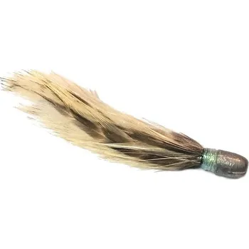 Umělá nástraha Vláčecí nástraha Streamer grizzly se barevnou lametou