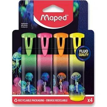 Zvýrazňovač Zvýrazňovač Maped Deepsea Paradise – 4 barvy