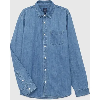 Pánská košile GAP Džínová košile - Pánské GAP modrá 2947006