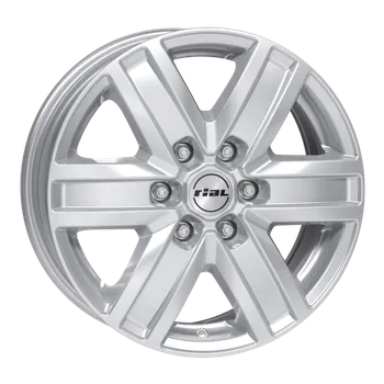 Disk Alu disk RIAL TP 6.5x16, 6x120, 74.6, ET50 polar-silber