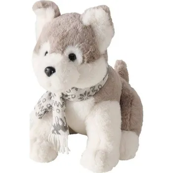 plyšák Boltze Home Plyšový pes v šálu BELLO, 28 cm