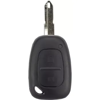 Autoklíč Obal Renault / Opel / Nissan 2tl. NE72/NE73 oválný, dvoutlačítkové pouzdro autoklíče