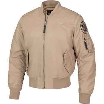 Pánský bomber PitBull West Coast - pánská zimní bunda MA 1 VERANO písková S