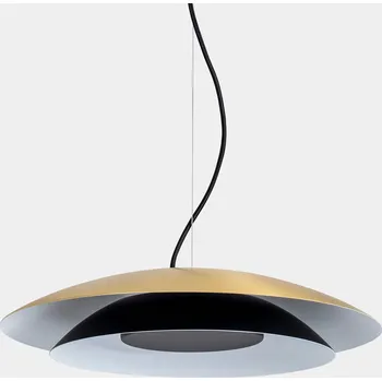 LEDS-C4 LED závěsné svítidlo Noway Big decentralizované, zlatý mat, CCT LED 21,7 W celkem - Doprava zdarma