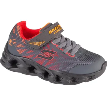 Chlapecké tenisky Šedé chlapecké svítící tenisky Skechers Vortex 2.0 400602L-CCMT Velikost: 30