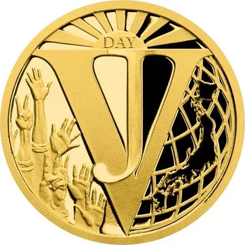 Sběratelství 2020 - Zlatá mince 5 NZD Konec II. světové války v Pacifiku
