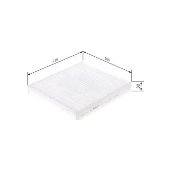 Kabinový filtr Kabinový filtr Toyota C-HR (_X1_) Bosch - 1.2, 1.24WD, 1.8Hybrid, 2.0Hybrid -