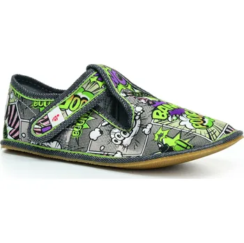 Dívčí obuv EF Barefoot Ef Graffiti barefoot bačkory Velikost boty (EU): 24, Vnitřní délka boty: 150, Vnitřní šířka boty: 59