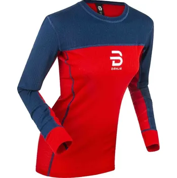 Bjorn Daehlie triko BJ Performance tech LS W červená/modrá Velikost: L
