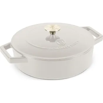 Hrnec BERLINGERHAUS Pekáč litinový s poklicí 26 cm Sahara Collection BH-6530