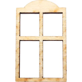 Překližka Výřez z překližky, OKÝNKO 3, 2x3,3 cm, 4ks/bal.