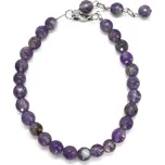 Náramek ametyst 6 mm Zalpa