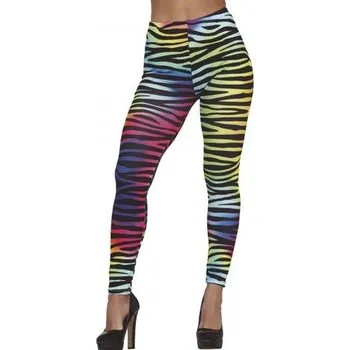 Oblečení a móda Guirca Legíny tygrované duhové vel. L