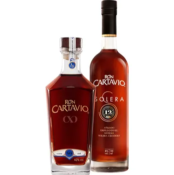 Rum Set Ron Cartavio Solera 12 + XO 1,4l (set 1 x 0.7 l, 1 x 0.7 l)