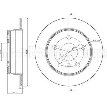 Brzdový kotouč Brzdový kotouč CIFAM 800-833C