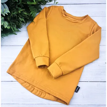 Kulišárny Tričko MUSTARD dlouhý rukáv VELIKOST: 62-68