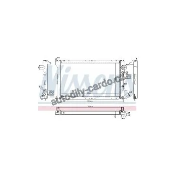 Chladič motoru Chladič motoru NISSENS 61231