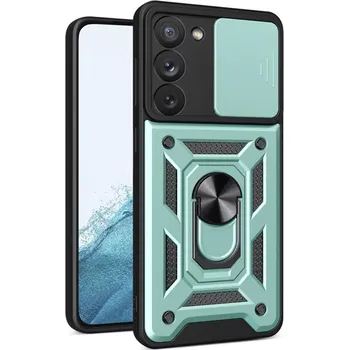 Pouzdro na mobilní telefon Kryt Samsung Galaxy S23 Techsuit CamShield Pro green