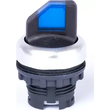 tlačítko Noark 105675 Ex9P1 SI b Hlavice přepínače dvoupolohová, s aretací, prosvětlená, modrá (Noark 105675 Ex9P1 SI b)