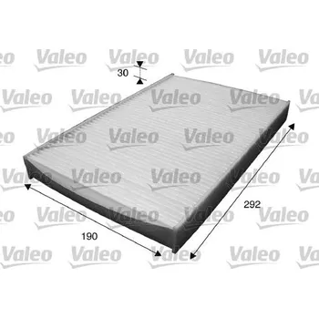 Klimatizace automobilu Filtr, vzduch v interiéru VALEO 715595 VA 715595