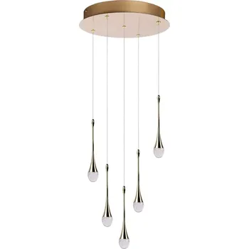 Designový lustr Dalma 5 Zlatá