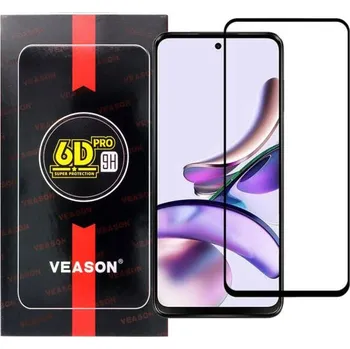 VEASON 6D PRO Full Glue tvrzené sklo Motorola MOTO G13 / G23 / G53