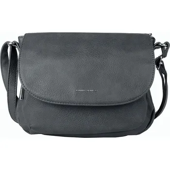 Kabelka Malá/střední crossbody kabelka David Jones 7010 tmavěšedá