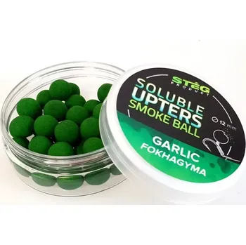 Boilies Soluble Upters Smoke Ball Garlic-Almond 30g – rozpustné kouřové nástrahy 12mm