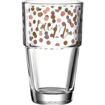 Sklenička na Latte Macchiato SOLO 410 ml Leonardo čirá