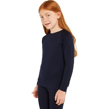 Chlapecké tričko Dětské merino tričko s dlouhým rukávem ICEBREAKER Kids 200 Oasis LS Crewe, Midnight Navy velikost: 2