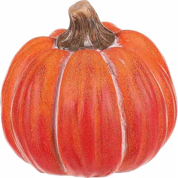 Svícen Dýně vysoká bez otvorů oranžová, keramika, pr. 12 cm