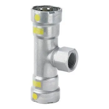 Stavebniny Viega T-kus Megapress G 3/4"xRp3/4"x3/4" vni, HNBR, ocel / pozinkovaný, PLYN 739768