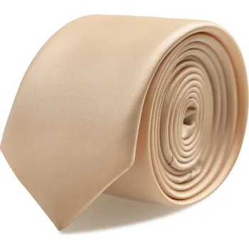 Kravata Kravata XL s kapesníčkem Brinkleys - cappuccino provedení: kravata Classic - prodloužená délka