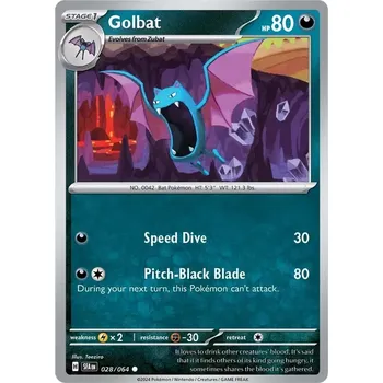 Sběratelská karetní hra Golbat 028/064 - Shrouded Fable Typ karty: Non-Holo