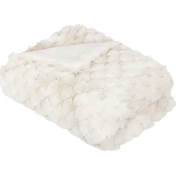 Dětská deka Atmosphera Deka ADRIEL, 120 x 160 cm, bílá