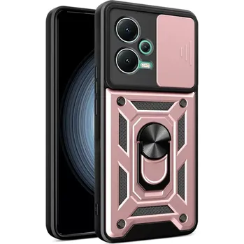 Pouzdro na mobilní telefon Kryt Xiaomi Redmi Note 12 5G / POCO X5 Nexeri CamShield Pro rose gold