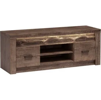 Televizní stolek Nábytek PEGAS s.r.o. Tv komoda INDIANAPOLIS I9, tmavý jasan