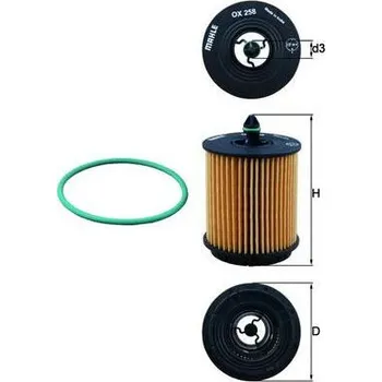 Filtr do auta Olejový filtr MAHLE OX 258D