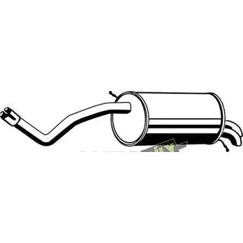 Zadní díl výfuku VÝFUK fabia 1.9SDI+TDI ZADNÍ DÍL - Bosal