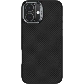 Pouzdro na mobilní telefon Zadní kryt Benks Magnetic Armor Pro Kevlar Metal Frame 600D pro iPhone 16 černý