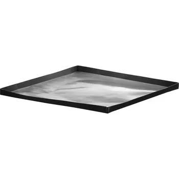 Plech na pečení Vysoký plech do trouby, nepřilnavý, HENDI, Černá, 280x280x(H)15mm, Čtvercový